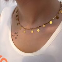گردنبند آویز پولکی