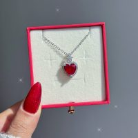 گردنبند قلب جواهری
