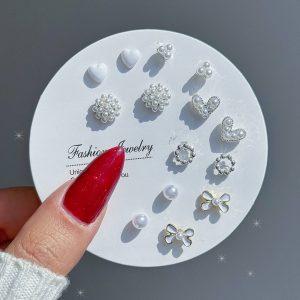 پک گوشواره مینیمال ۷ جفتی