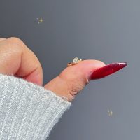 پیرسینگ فیک بینی قلب مینیمال
