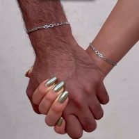 دستبند ست بی نهایت دو نفره استیل