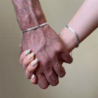 دستبند ست ماری دو نفره استیل