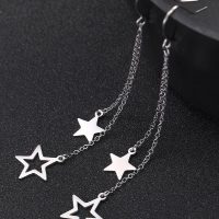 گوشواره ستاره آویز استیل