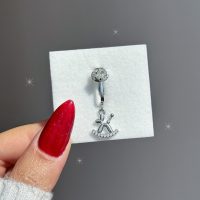 پیرسینگ فیک ناف سگ بادکنکی