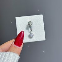 پیرسینگ فیک ناف قلب