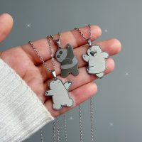 گردنبند ست سه نفره سه کله پوک