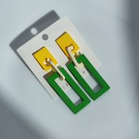 گوشواره سیلیکنی مستطیل