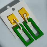 گوشواره سیلیکنی مستطیل