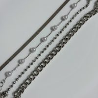 پک دستبند ماری و مرواریدی و توپی و کارتیر