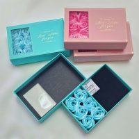 جعبه کادو رزباکس 6 گل معطر