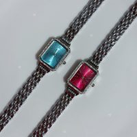 ساعت dw صفحه قرمز و آبی