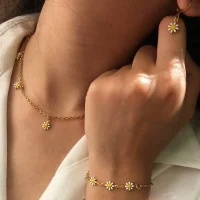 ست بابونه ریز استیل