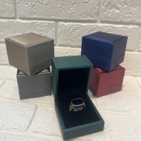جعبه انگشتر چرمی
