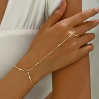 تمیمه دست میله ای جذاب طلایی و سیلور