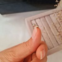 پیرسینگ مگنتی توپی استیل