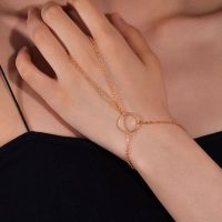 تمیمه دست ظریف و جذاب طلایی و نقره ای